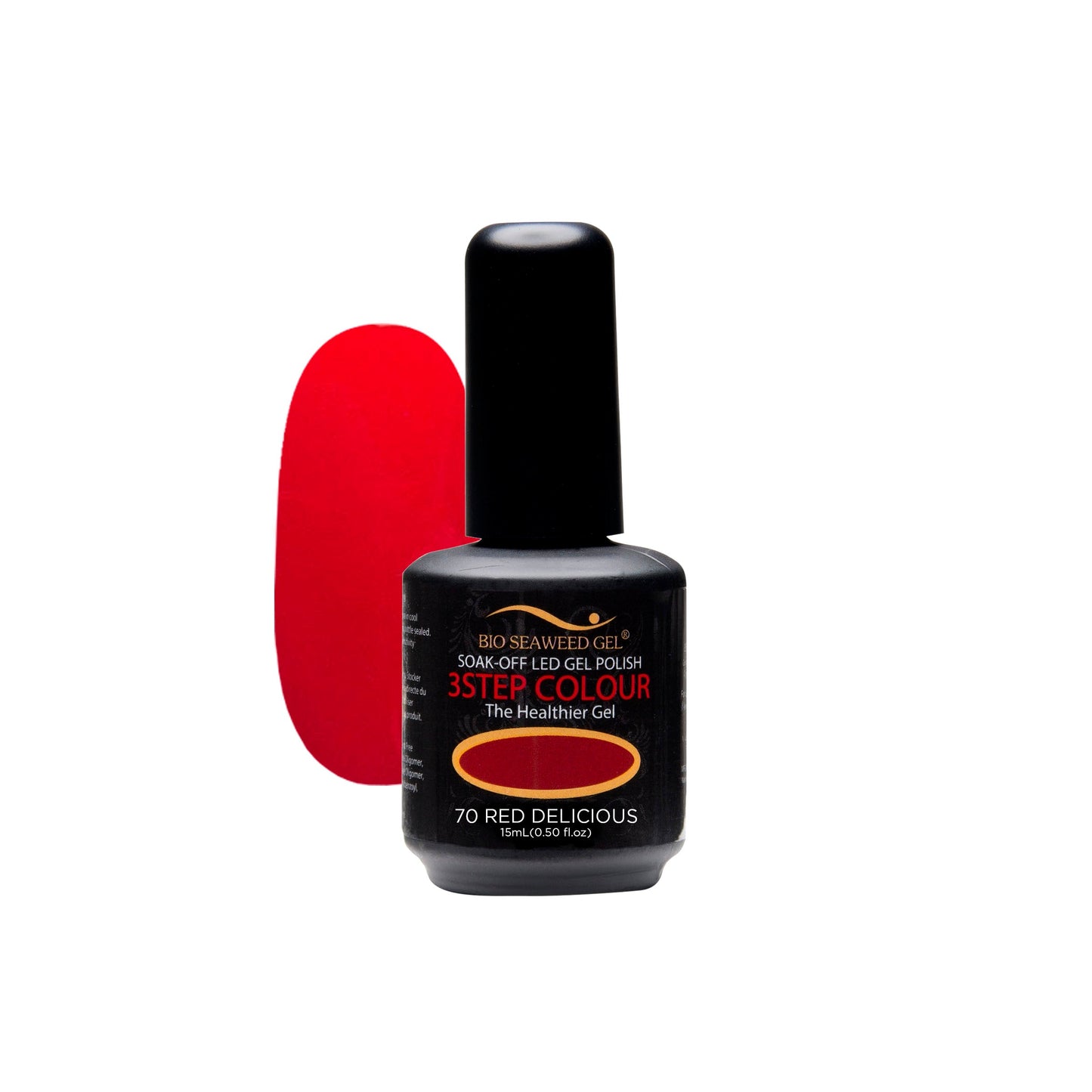 070 Red Delicious, GEL + ESMALTE, MATCHING SET BIO SEAWEED GEL - BEMEXCO +Bonito +Fácil