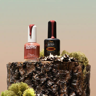 1042 SEQUOIA RED, GEL + ESMALTE, MATCHING SET BIO SEAWEED GEL - BEMEXCO +Bonito +Fácil