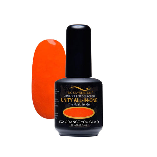 132 Orange You Glad - UNITY 1 SOLO PASO BIO SEAWEED GEL - BEMEXCO +Bonito +Fácil