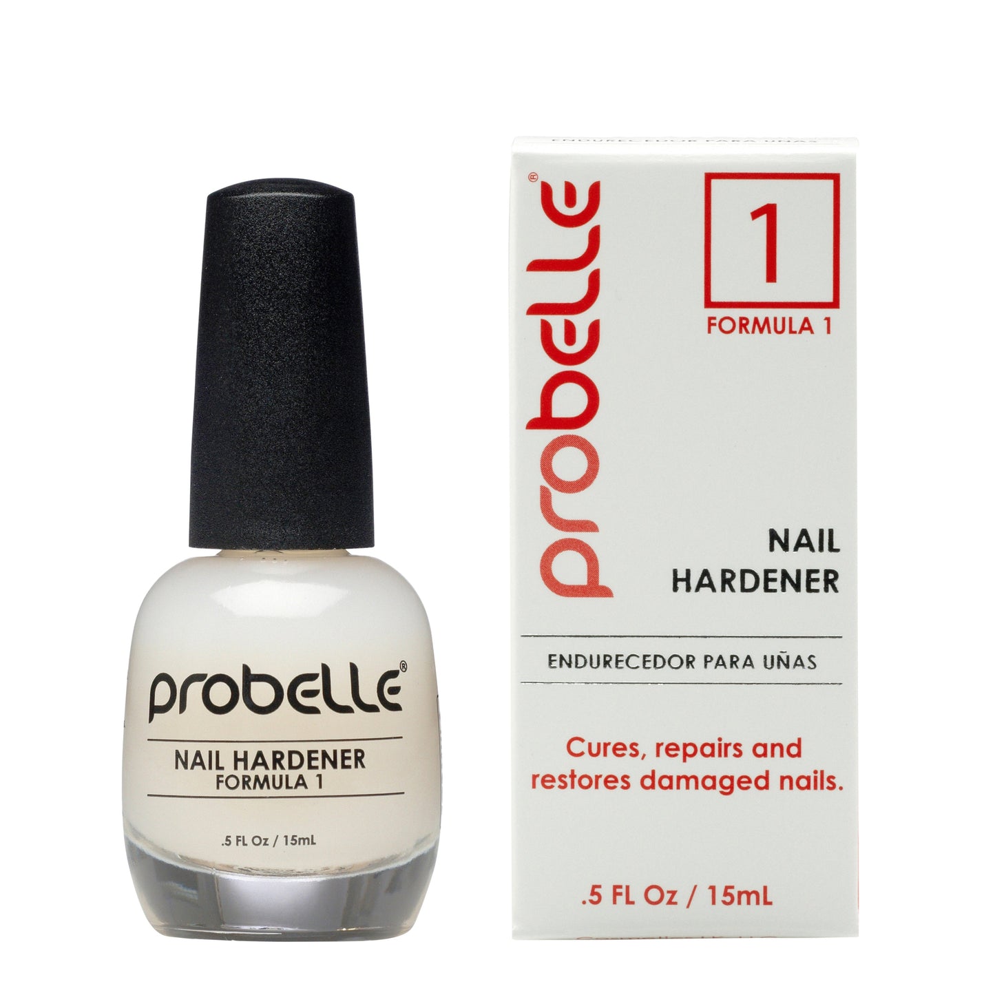 ENDURECEDOR PARA UÑAS CURA | REPARA | RESTAURA NAIL HARDENER FORMULA 1 - PROBELLE - BEMEXCO +Bonito +Fácil