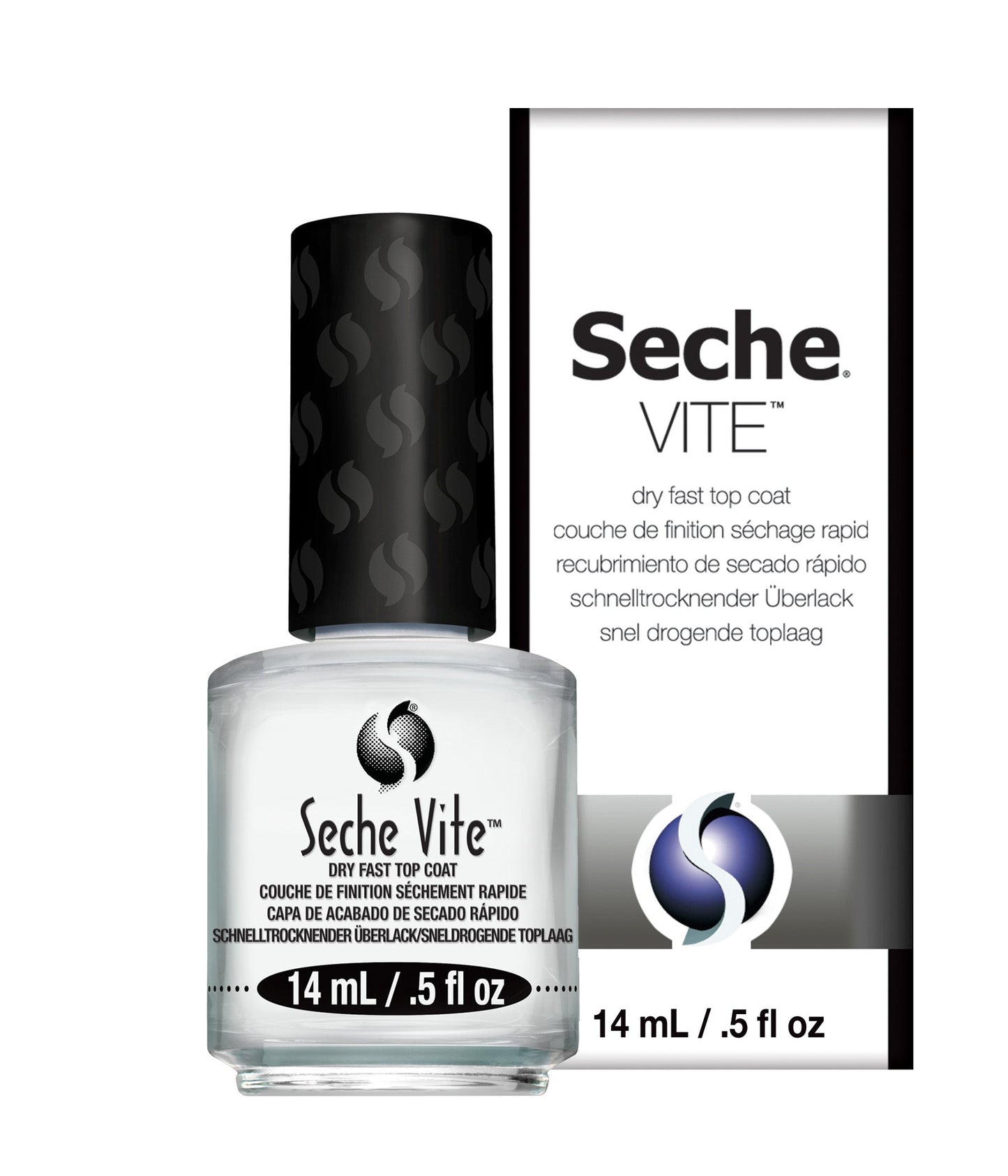 TOP COAT SECADO RAPIDO PARA ESMALTE 14 ML / 0.5 FL OZ - VITE SECHE - BEMEXCO +Bonito +Fácil